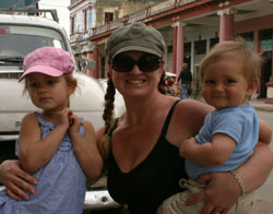 Corinne and Kids in Cuba (large file) 250