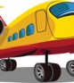 cartoon airplane 250